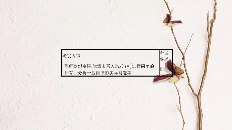 安徽省中考物理一轮复习 模块四 电磁学 专题二 欧姆定律课件(1)_第2页