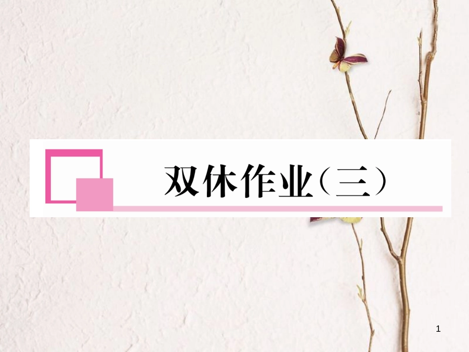 九年级数学下册 双休作业（三）作业课件 （新版）新人教版_第1页