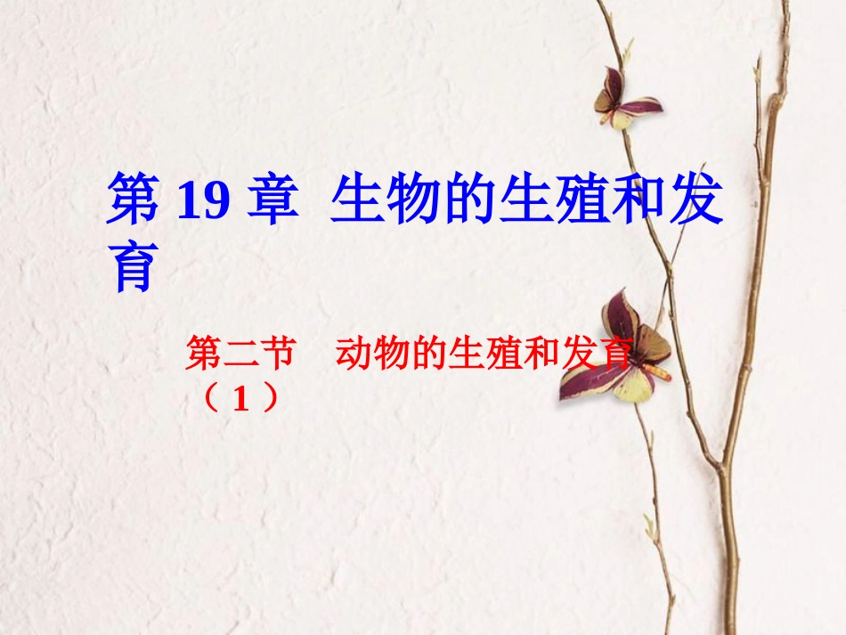 广东省深圳市八年级生物上册 19.2昆虫的生殖和发育课件 （新版）北师大版(1)_第1页