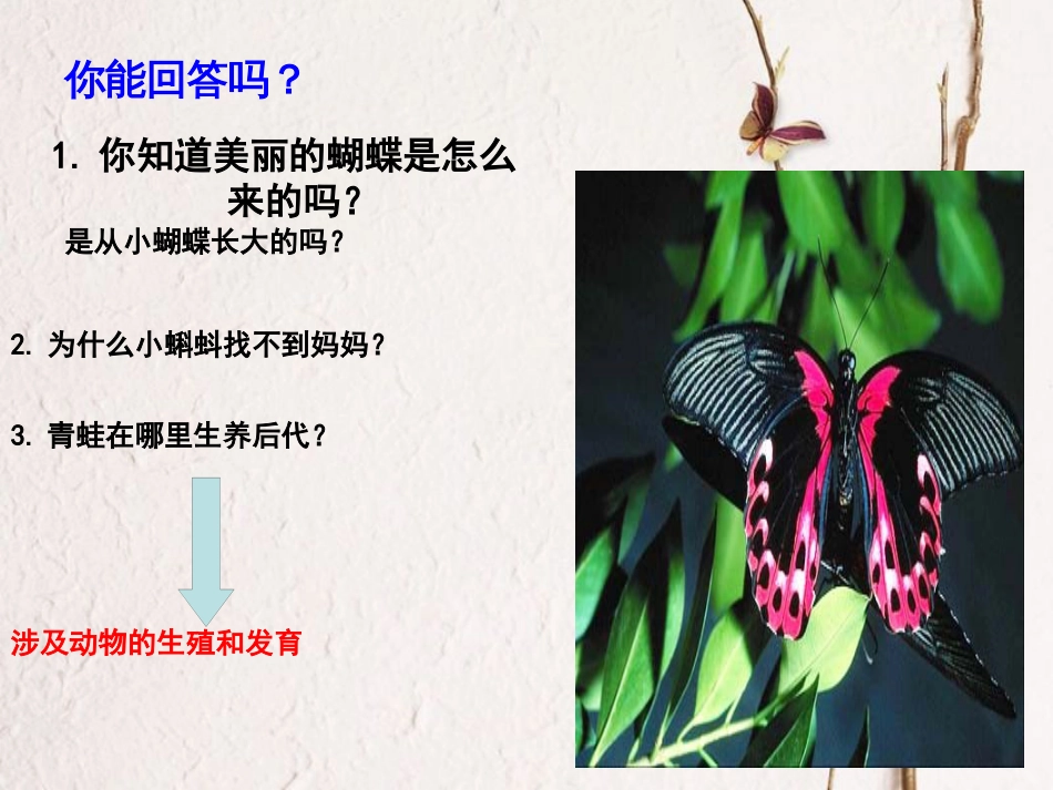 广东省深圳市八年级生物上册 19.2昆虫的生殖和发育课件 （新版）北师大版(1)_第2页