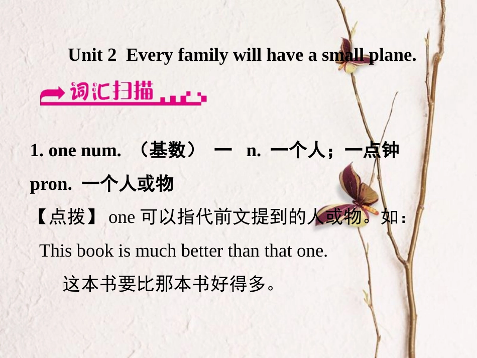 浙江省嘉兴市秀洲区七年级英语下册 Module 4 Life in the future Unit 2 Every family will have a small plane课件 （新版）外研版_第1页