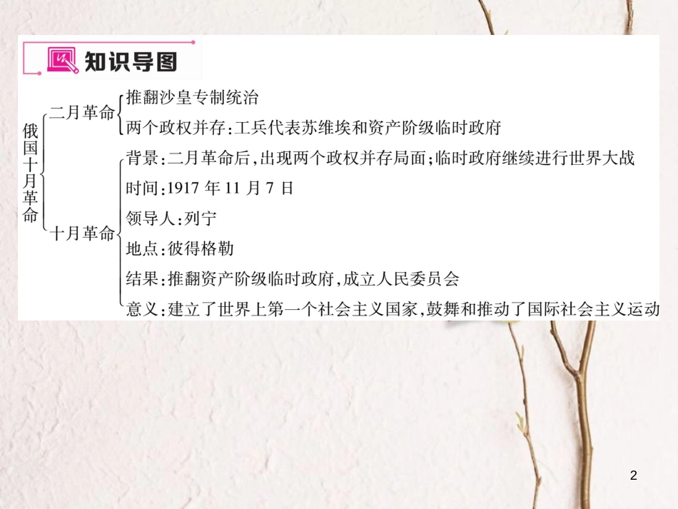 九年级历史下册 第一单元 苏联社会主义道路的探索小结作业课件 岳麓版_第2页