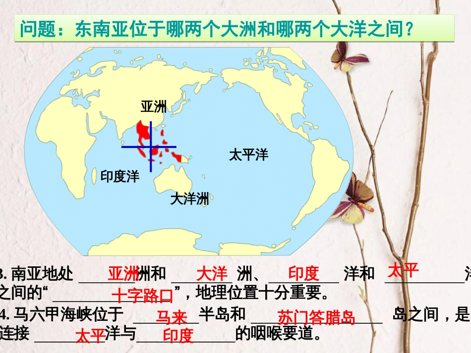 七年级地理下册 7.1东南亚课件 （新版）商务星球版_第3页