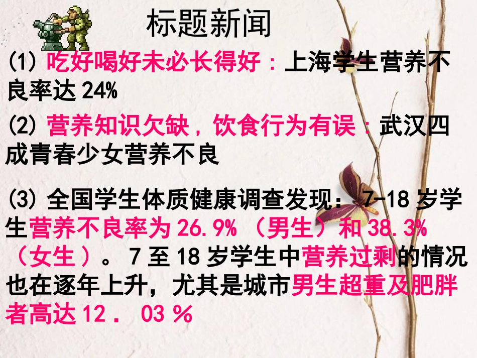 七年级生物下册 第4单元 第2章 第3节 合理营养与食品安全课件 （新版）新人教版(1)_第2页