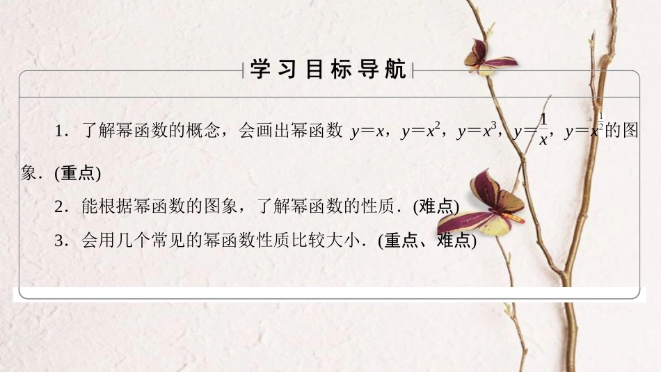 高中数学 第三章 指数函数、对数函数和幂函数 3.3 幂函数课件 苏教版必修1(1)_第2页