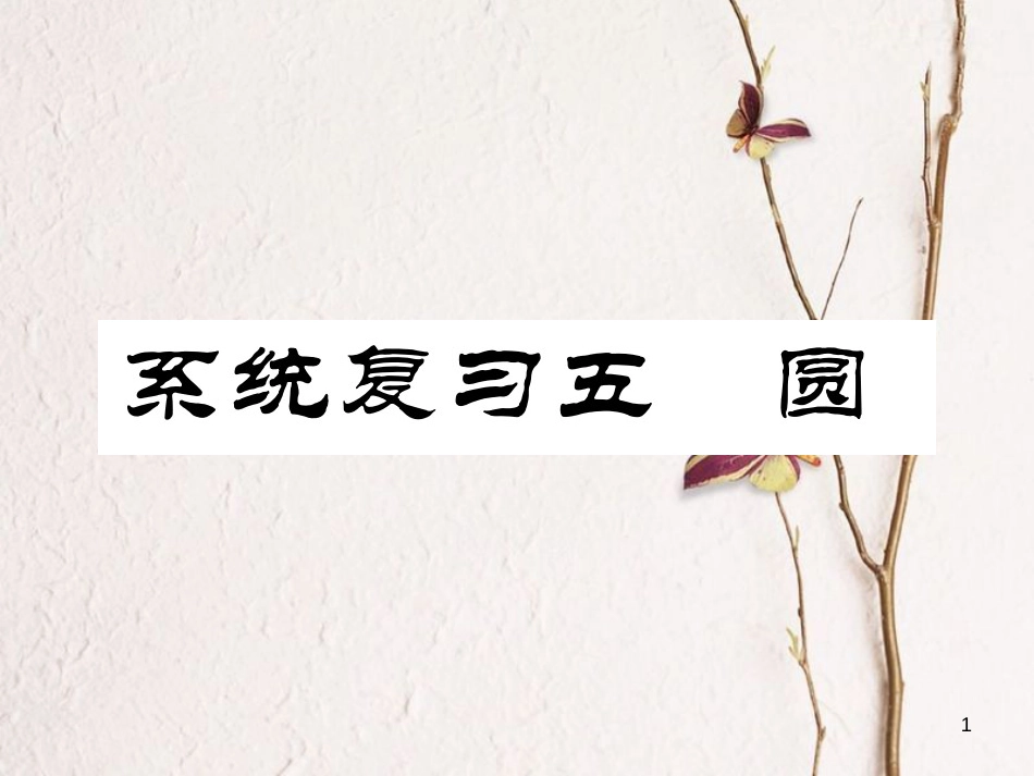 九年级数学下册 系统复习5 圆作业课件 (新版)新人教版_第1页