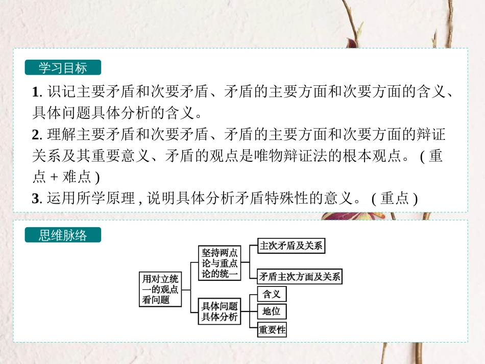 高中政治 3.9.2用对立统一的观点看问题课件 新人教版必修4[共25页]_第2页