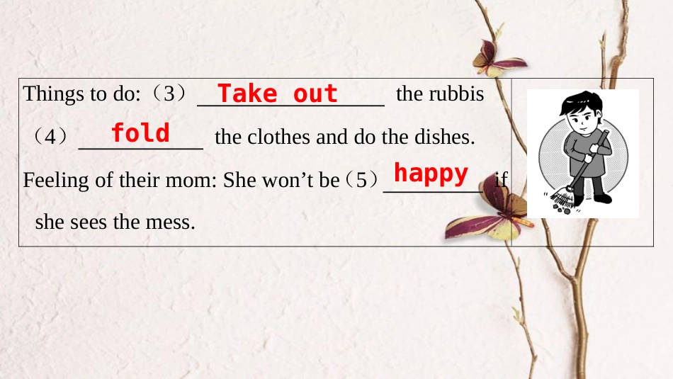学年八年级英语下册 Unit 3 Could you please clean your room Part 2 Section A（课后）课件 （新版）人教新目标版_第3页