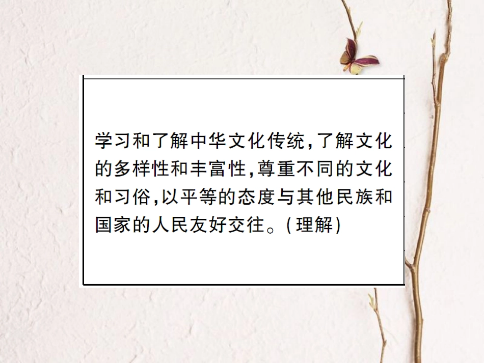 重庆市中考政治 专题复习十七 维护民族团结发展 倡导多元文化交融课件_第3页