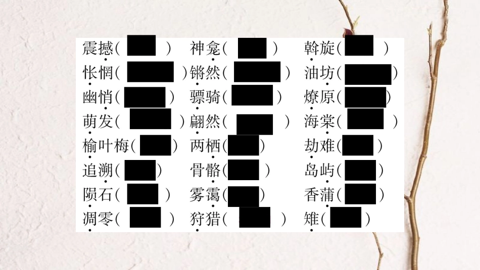 八年级语文下册 期末复习专题1 语言汉字课件 新人教版_第3页