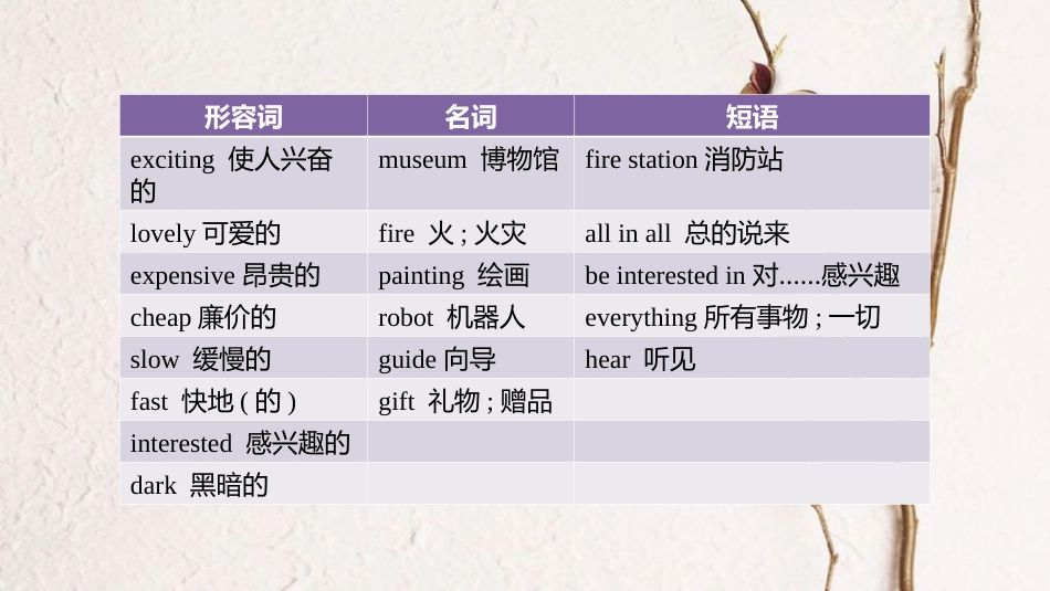 七年级英语下册 Unit 11 How was your school trip Section B核心词汇课件 （新版）人教新目标版[共9页](1)_第2页