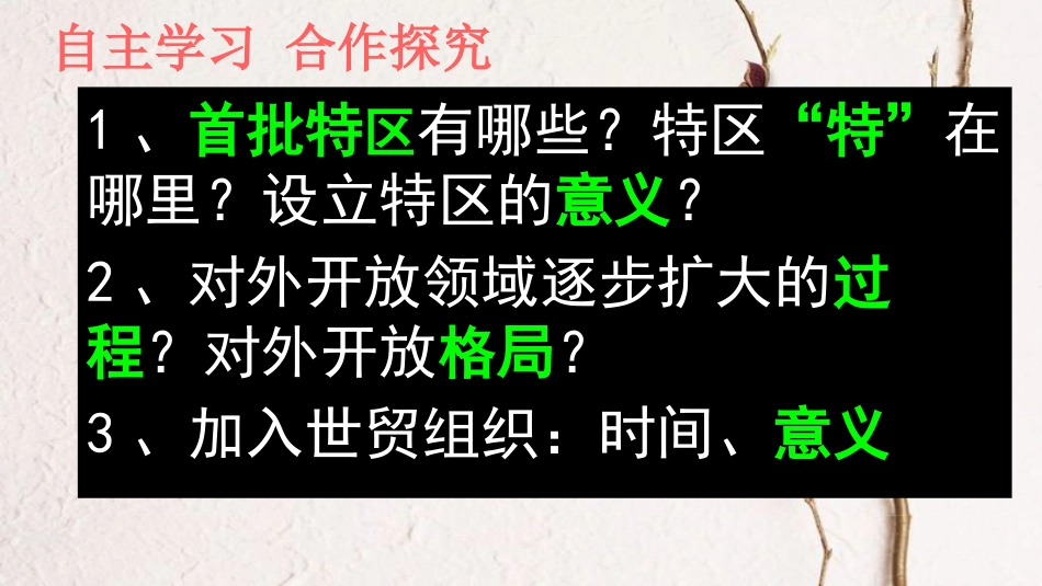 八年级历史下册 第三单元 中国特色社会主义道路 第9课 对外开放课件1 新人教版_第2页