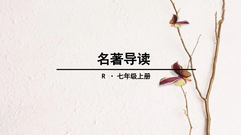 七年级语文上册 第三单元 名著导读课件 新人教版(1)_第1页