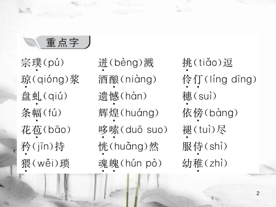 七年级语文下册 第五单元 知识归纳课件 新人教版_第2页