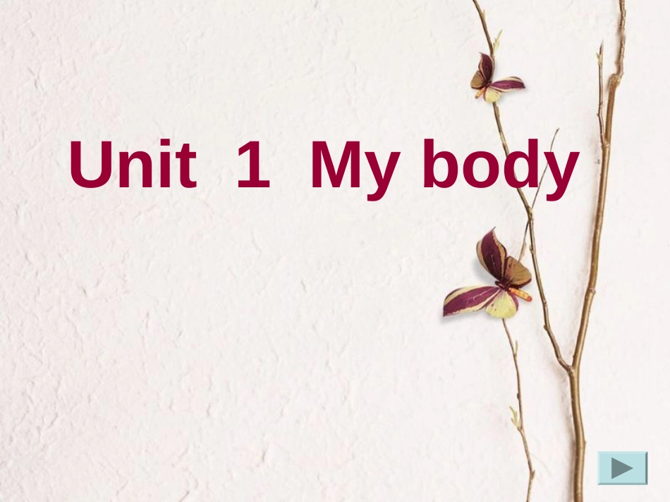 三年级英语下册 Unit 1 My Body课件1 陕旅版[共34页](1)_第1页