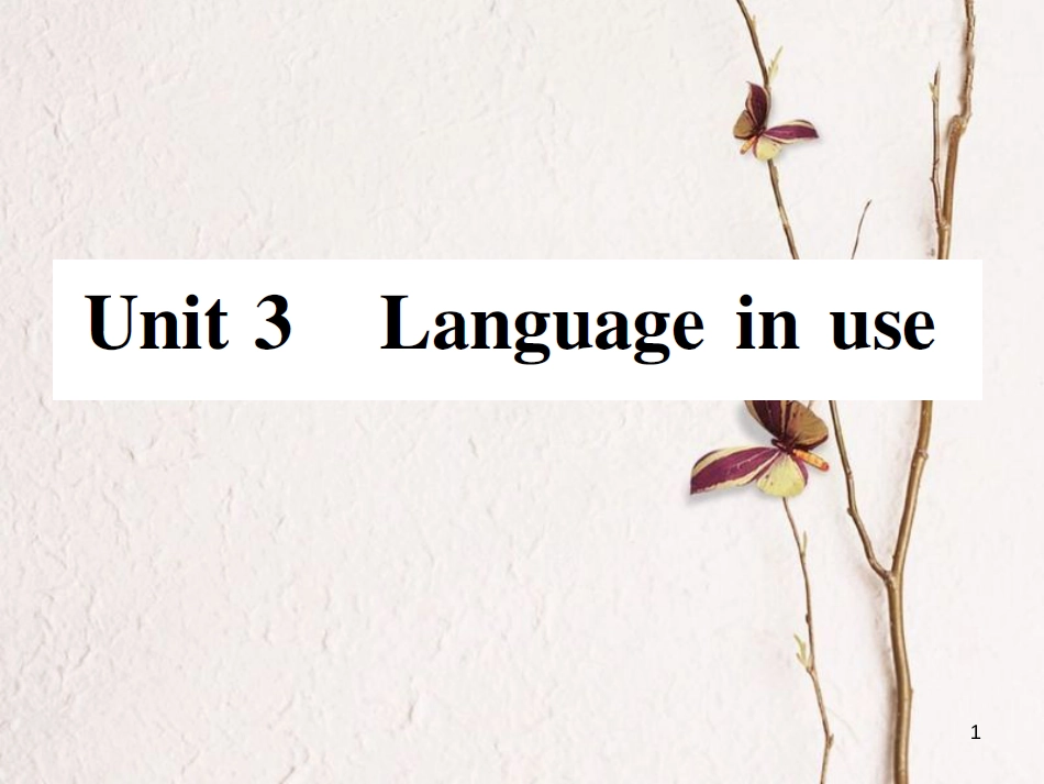 八年级英语下册 Module 6 Hobbies Unit 3 Language in use习题课件 （新版）外研版_第1页