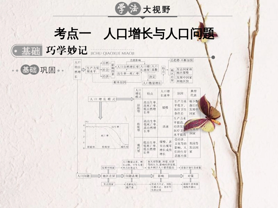 高考地理二轮复习 第8单元 人口与地理环境课件_第2页