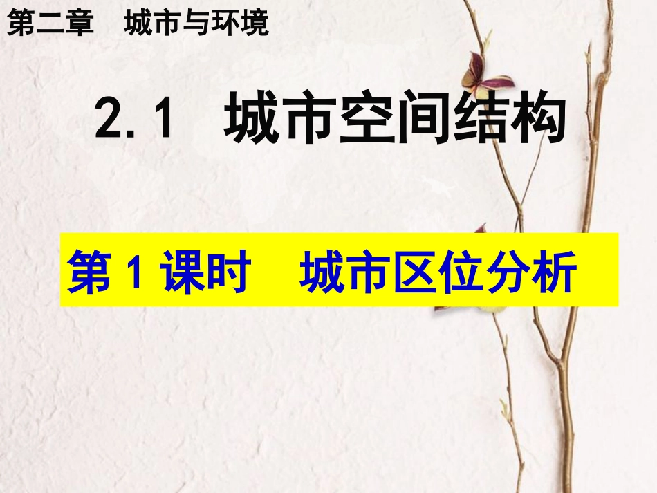 高中地理 第二章 城市与环境 第一节 城市空间结构课件2 湘教版必修2_第2页