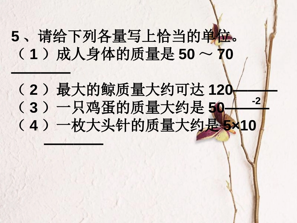 八年级物理上册 2.1《质量及测量》课件2 北京课改版_第2页