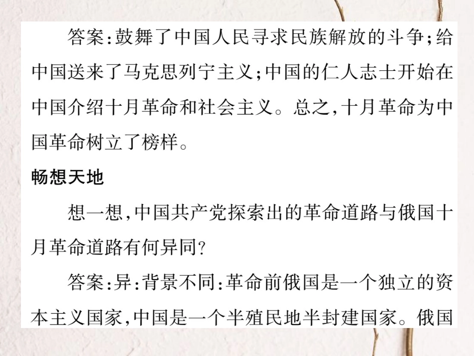 九年级历史下册 第一单元 苏联社会主义道路的探索教材习题答案作业课件 岳麓版_第3页