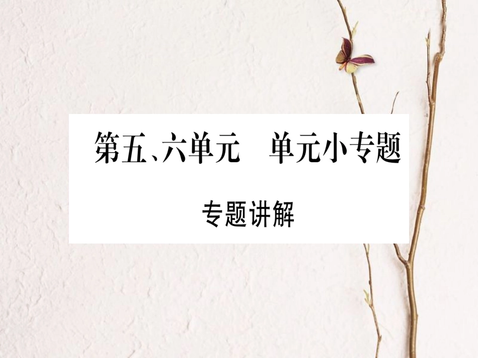 春八年级历史下册 第五、六单元 小专题归纳提升习题课件 新人教版_第1页