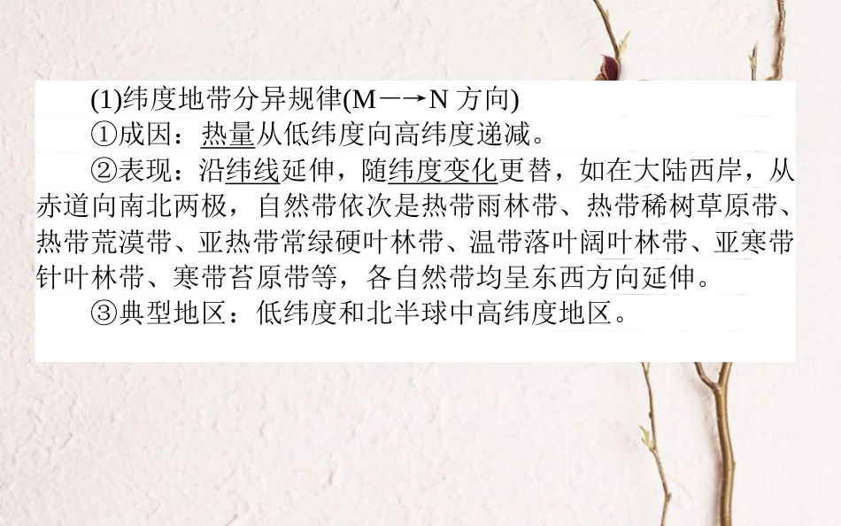 2019年高考地理一轮复习 第四章 自然地理环境的整体性与差异性 15 自然地理环境的差异性课件 湘教版_第3页