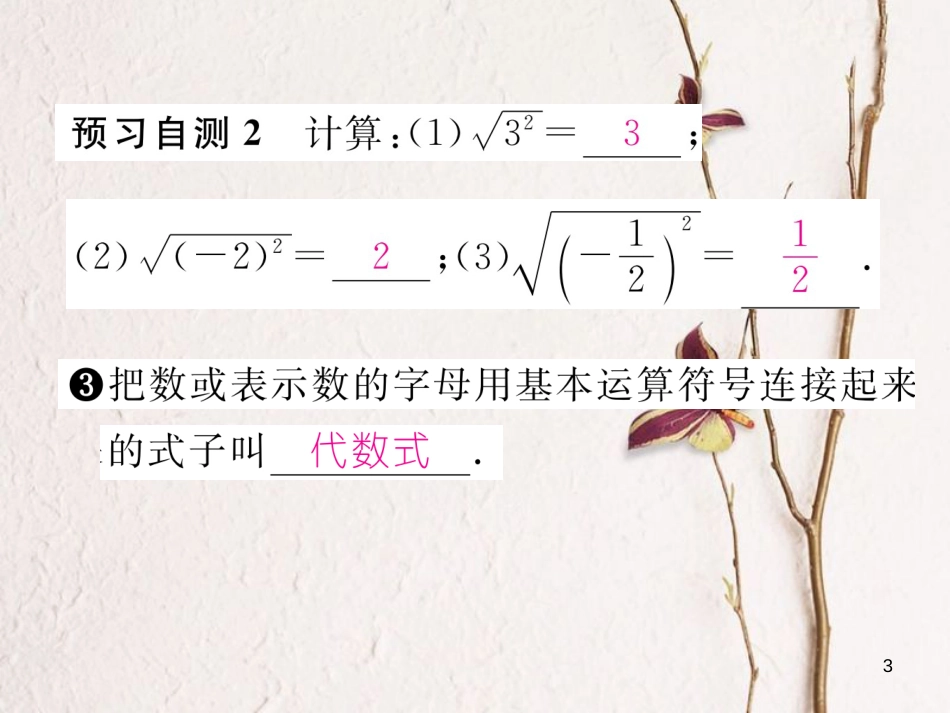 （遵义专版）八年级数学下册 第16章 二次根式 16.1 二次根式 第2课时 二次根式的性质作业课件 （新版）新人教版_第3页