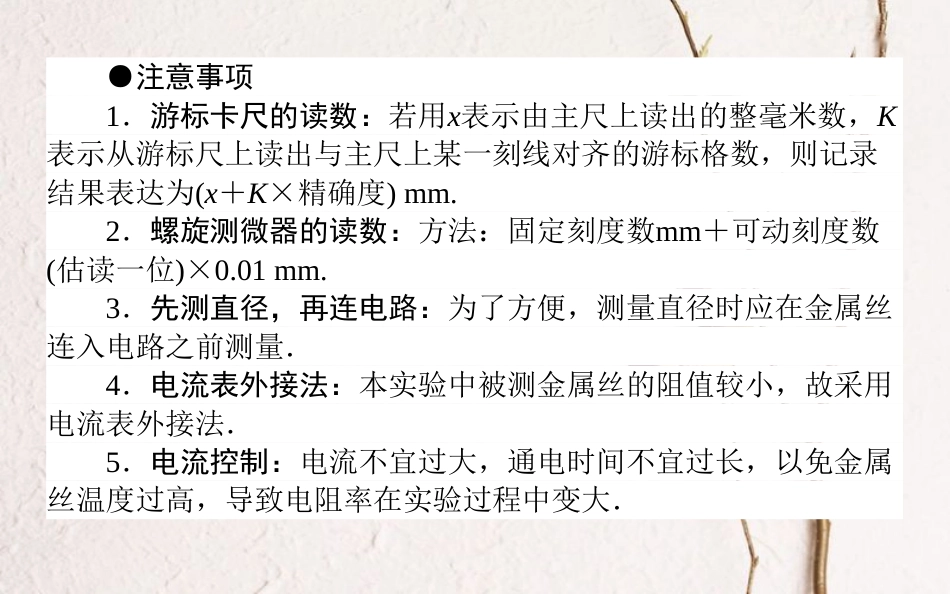 2019届高考物理一轮复习 第八章 恒定电流 实验八课件_第3页