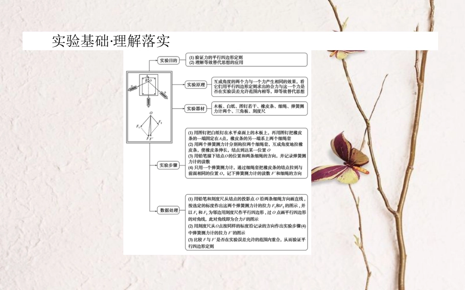 2019届高考物理一轮复习 第二章 相互作用 实验三课件_第2页