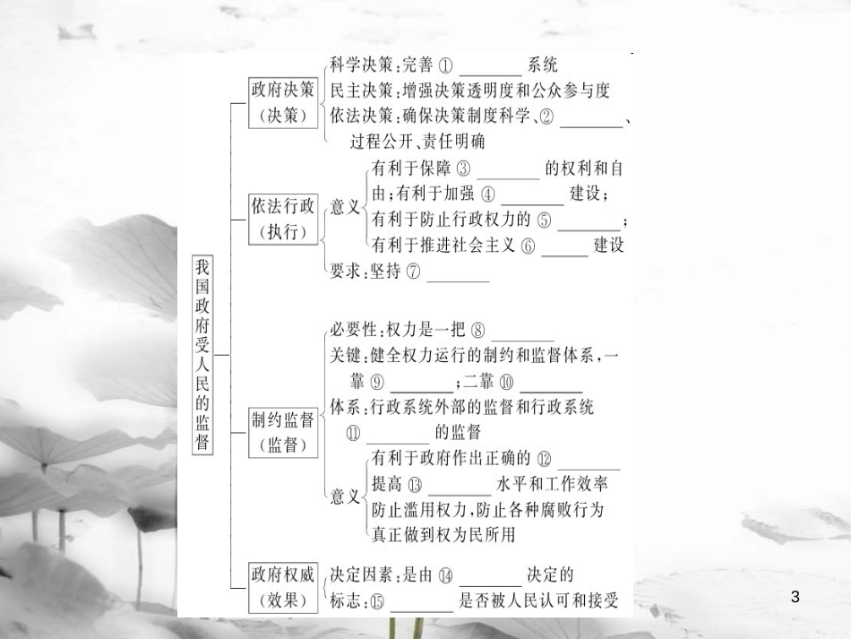 2019年高考政治一轮复习 第二单元 为人民服务的政府 4 我国政府受人民的监督课件 新人教版必修2_第3页