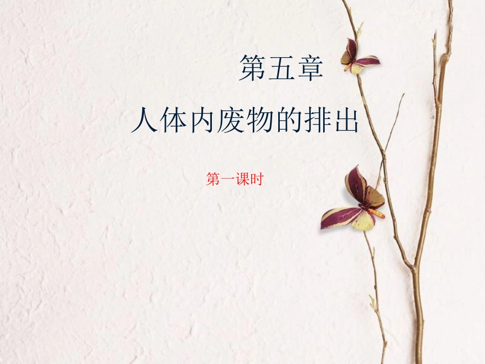 七年级生物下册 第四单元 第五章《人体内废物的排出》（第1课时）课件 （新版）新人教版_第1页