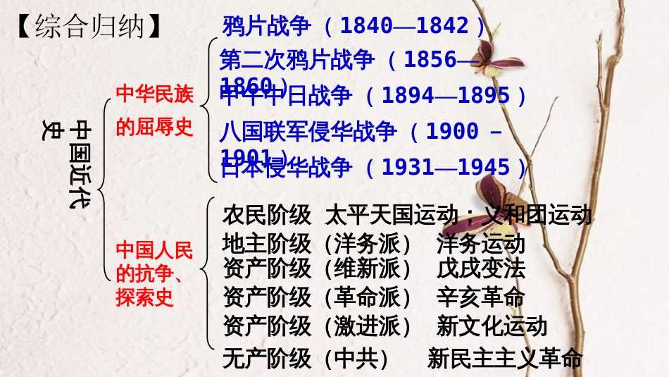 2017八年级历史上册 期末复习课件 新人教版_第3页