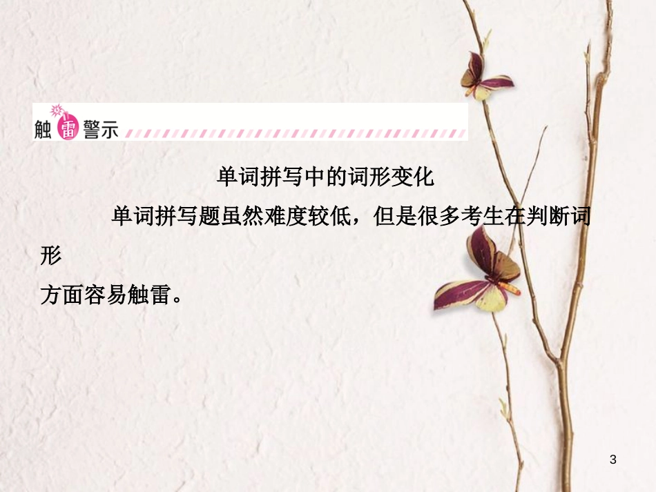 （淄博专版）中考英语复习 第二部分 语言知识运用 题型四 单词拼写课件_第3页
