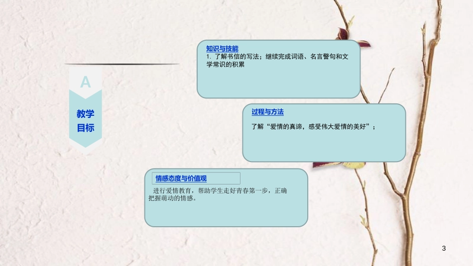 吉林省双辽市八年级语文上册 6《给女儿的信》（第1课时）课件 长春版_第3页
