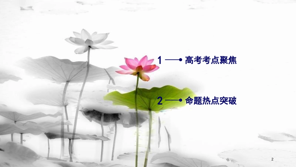 年高考数学二轮复习 第2部分 思想方法精析 第3讲 分类讨论思想课件_第2页