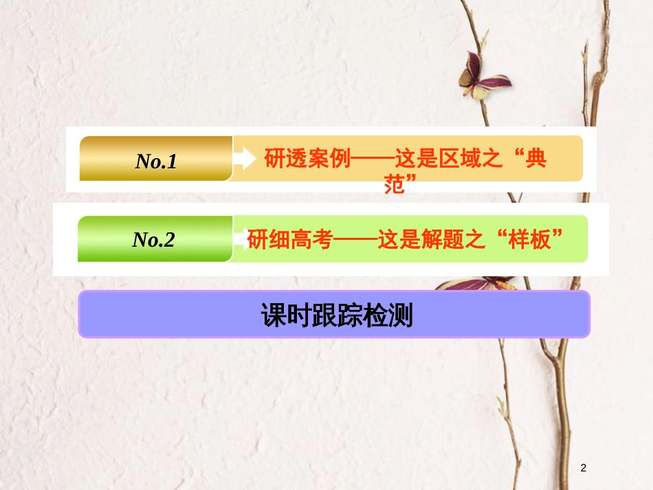 2019版高考地理大一轮复习 第三部分 第二章 区域可持续发展 第五讲 流域综合治理与开发——以田纳西河流域为例课件 湘教版(1)_第2页