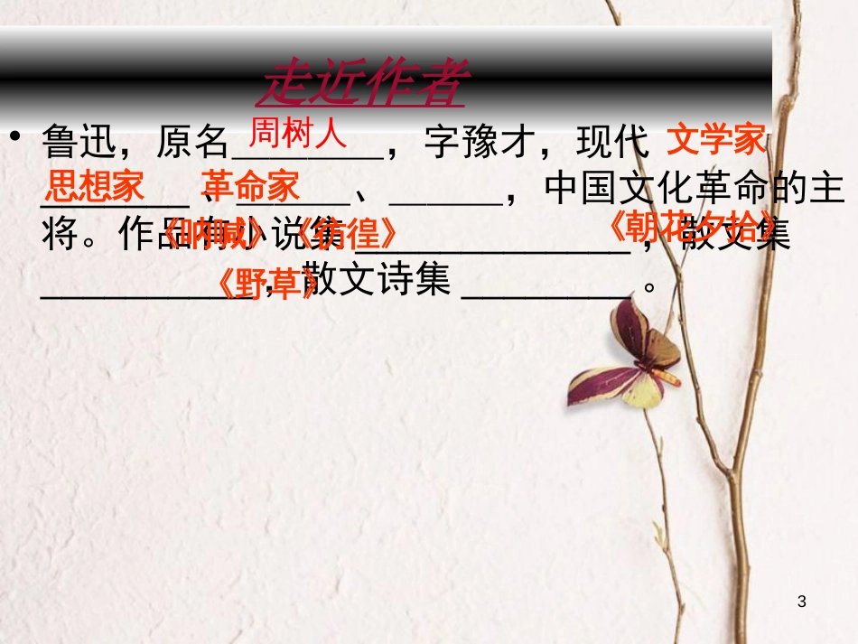 九年级语文下册 第一单元 第2课《孔乙己》课件1 北师大版_第3页