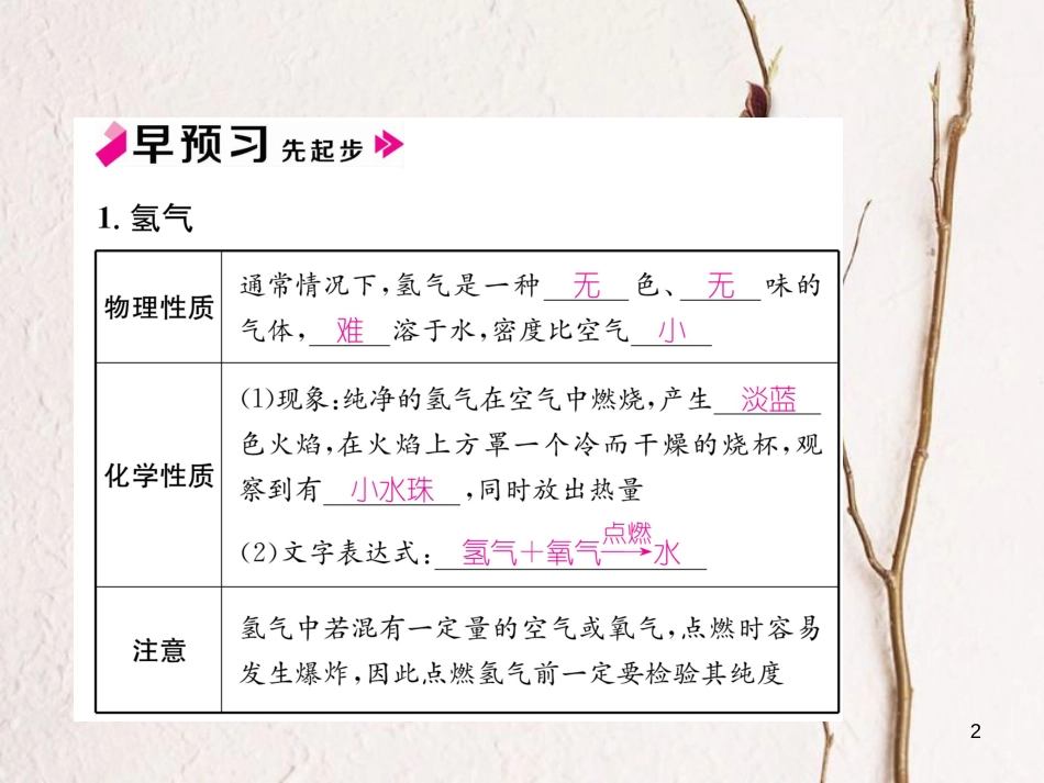 九年级化学上册 第四单元 自然界的水 课题3 水的组成习题课件 （新版）新人教版_第2页