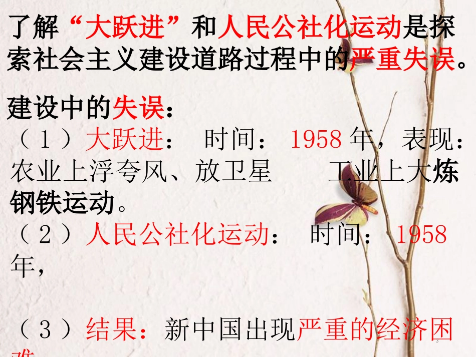江苏省东海县九年级历史下册 社会主义道路的探索复习课件 新人教版_第3页