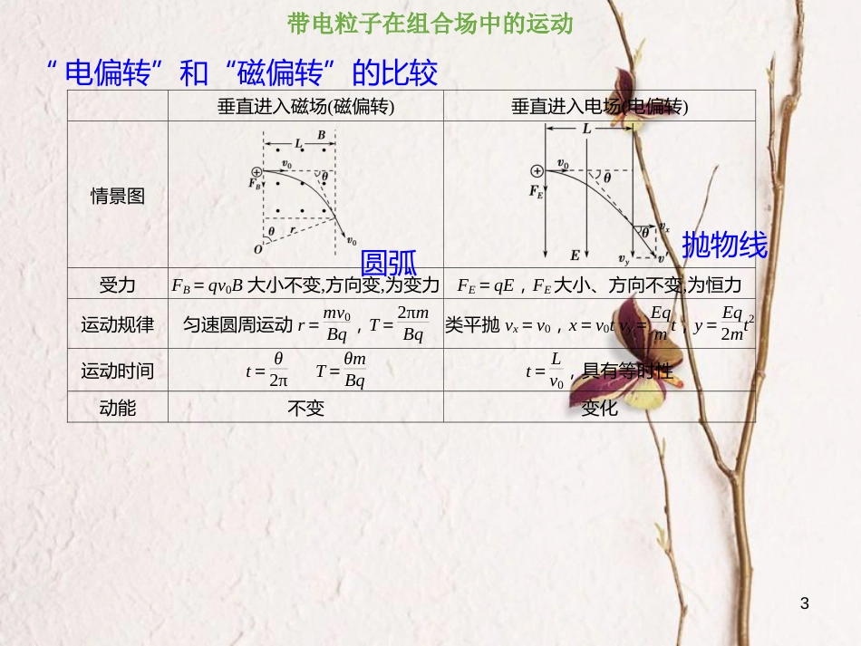 2019版高考物理总复习 第九章 磁场 9-3-2 带电粒子在复合场中的运动课件_第3页