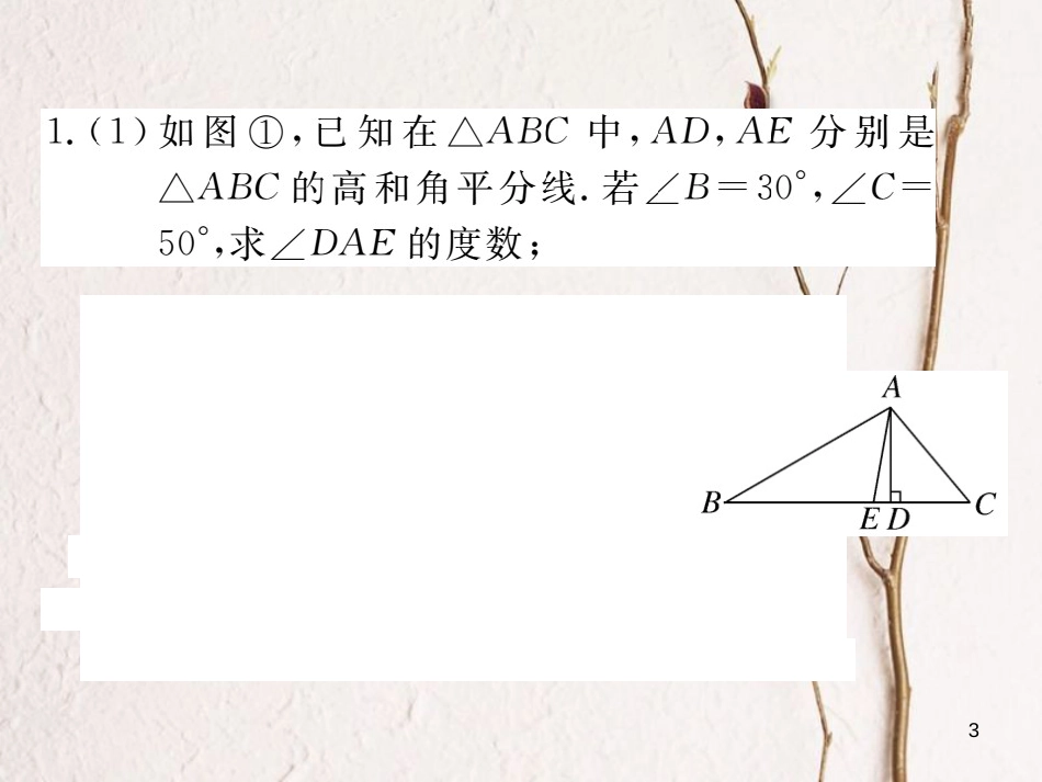 （贵州专用）八年级数学上册 11 三角形复习课（二）课件 （新版）新人教版_第3页