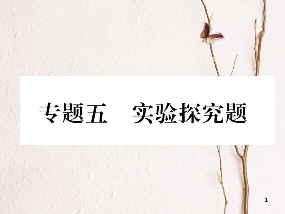 （青海专版）中考化学复习 第2编 重点题型突破篇 专题5 实验探究题（精讲）课件_第1页