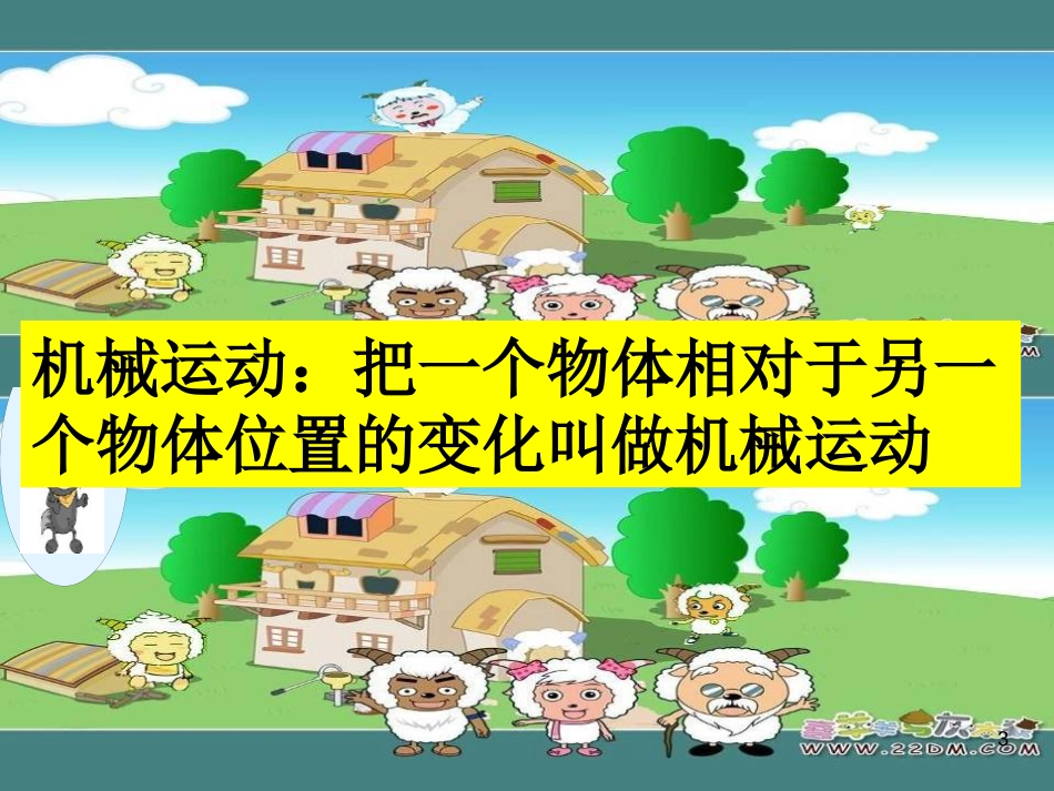 八年级物理上册 1.1《运动和静止》课件2 鲁教版五四制_第3页