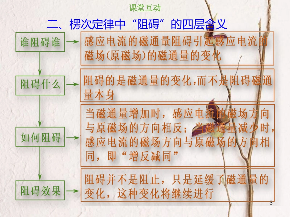 2019版高考物理总复习 第十章 电磁感应 10-1-2 楞次定律的理解及应用课件_第3页