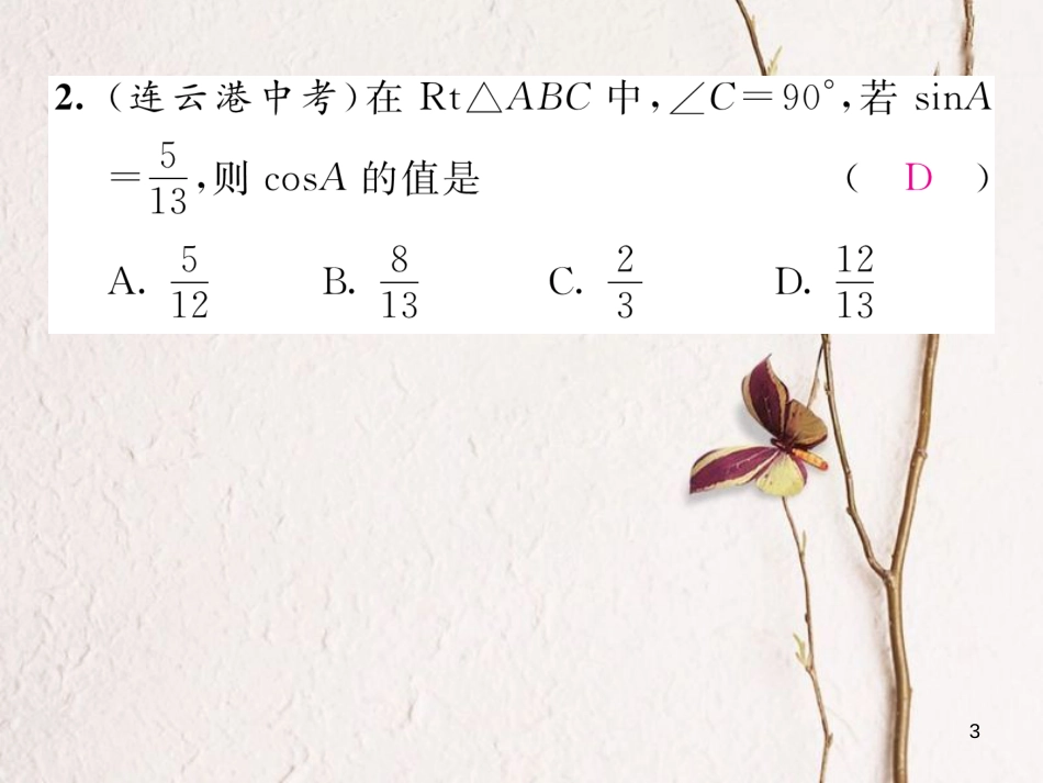 九年级数学下册 第1章 直角三角形的边角关系中考重热点突破作业课件 （新版）北师大版_第3页