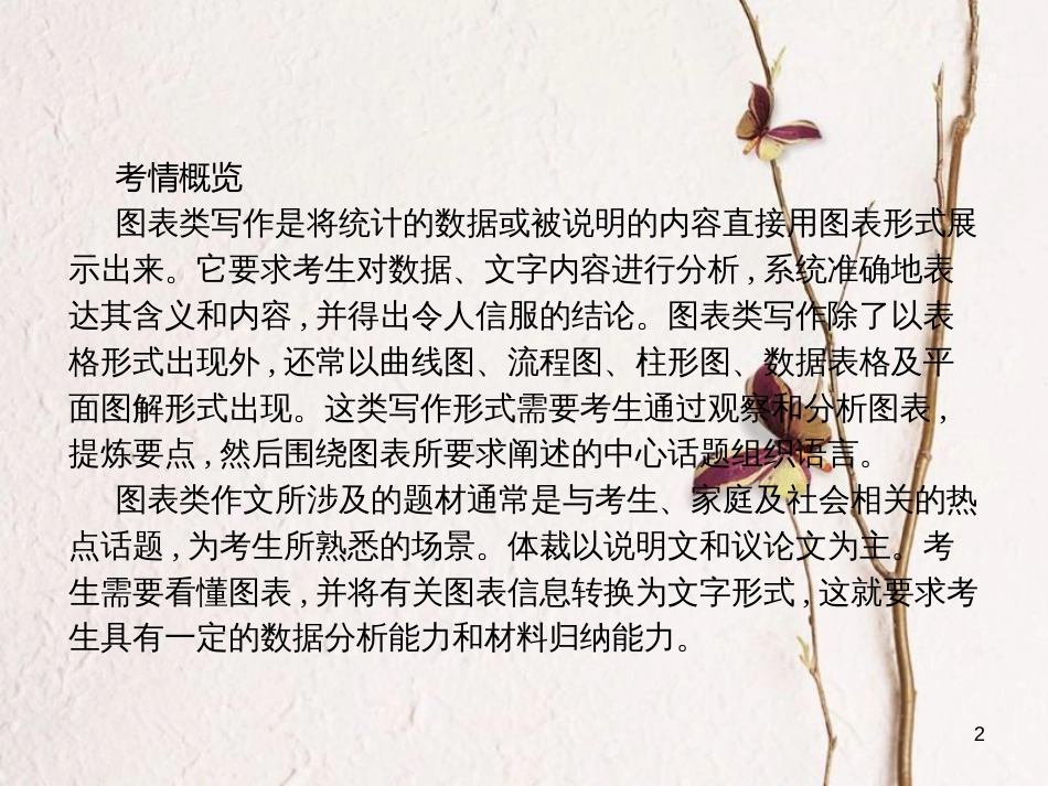 （新课标）天津市高考英语二轮复习 第五部分 书面表达 专题二十五 图表类课件_第2页
