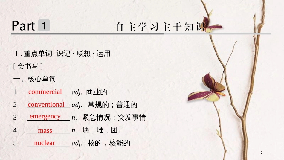 2019版高考英语大一轮复习 第一部分 Module 1 Deep South课件 外研版选修8_第2页