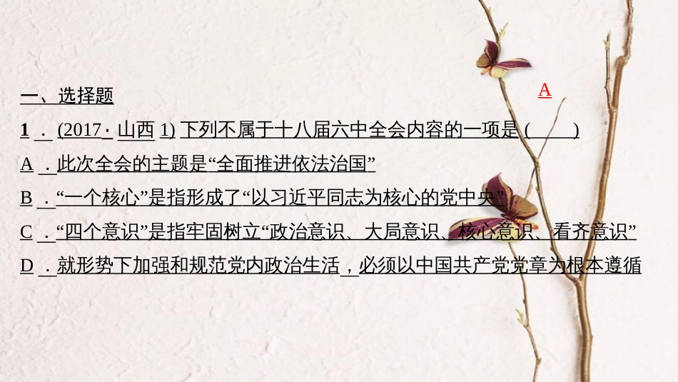 （山西地区）中考政治总复习 考点聚焦 九年级 第三单元 融入社会 肩负使命 第六课 参与政治生活课件_第3页