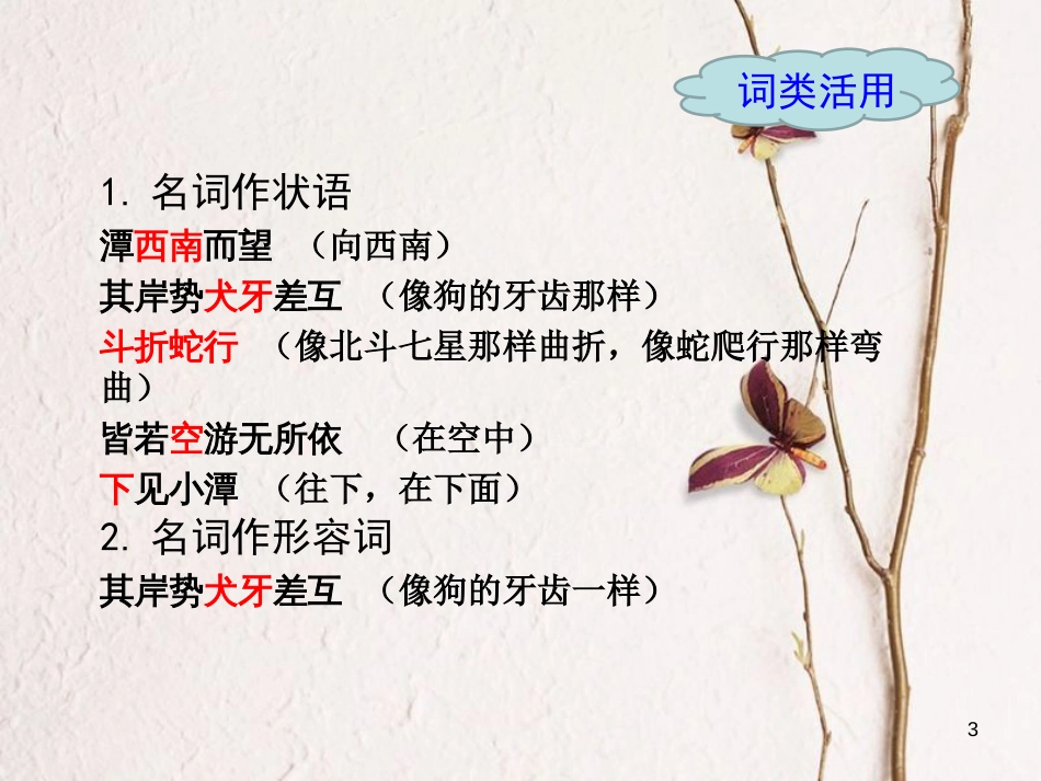 八年级语文下册 第三单元 第10课 小石潭记（第2课时）课件 新人教版_第3页