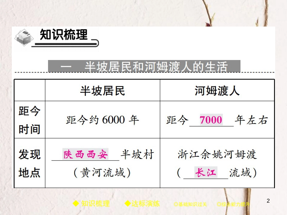 七年级历史上册 第一单元 史前时期：中国境内人类的活动 第2课 原始农耕生活习题课件 新人教版_第2页